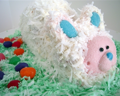 easter bunny cake recipe. My 1st Easter Bunny Cake.