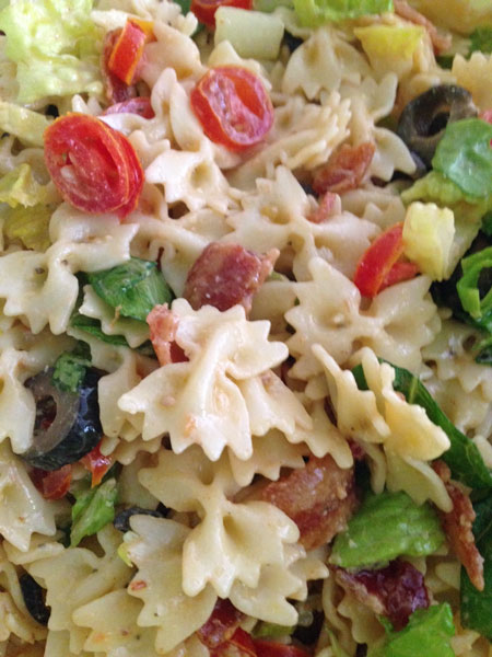 Caesar BLT Pasta Salad