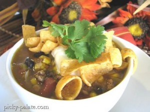 15 Minute Warm and Hearty Taco Soup