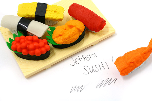 sushi-erasers