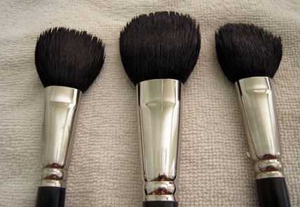 Clean big brushes