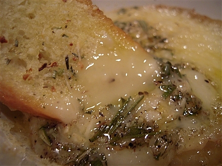 Closeup cheese on toast