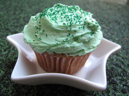 St Patricks Day Green Cupcakes