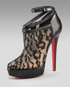 Christian Louboutin Lace Bootie