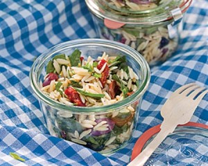 Spinach and Orzo Salad