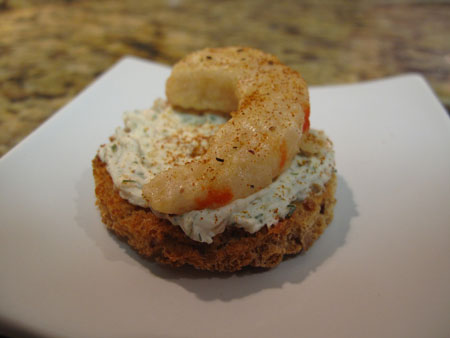 Super Bowl Vegan Shrimp Toast Appetizer