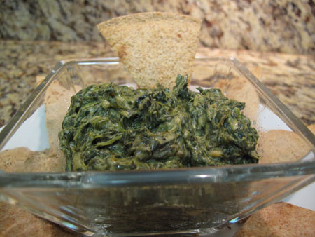 Super Bowl Vegan Spinach Dip Appetizer
