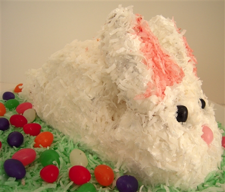EarthaвЂ™s Amazing Easter Bunny Cake | No Pattern Required