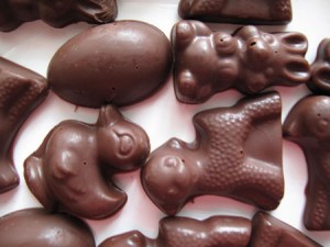 Easter Chocolate Candies Molded