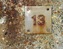 Fear of the number thirteen