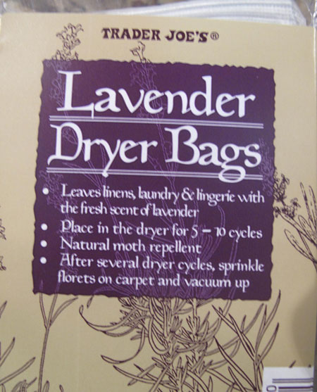 Trader Joe Lavender Dryer