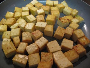 Tofu Scramble Browned