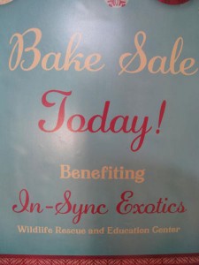 In-Sync Exotics Bake Sale